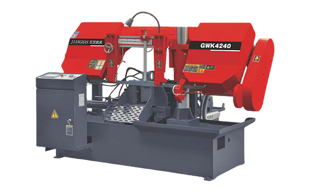 沙湖原种场GWK4240数控双柱卧式带锯床