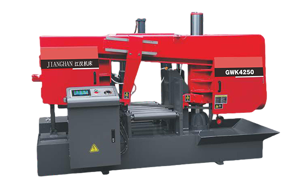 沙湖原种场GWK4250卧式带锯床（型材专切）