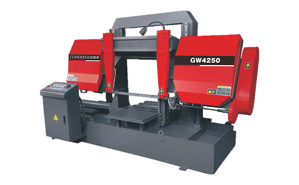 沙湖原种场GW4250双柱龙门卧式带锯床