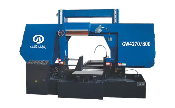 沙湖原种场GW4270/800双柱龙门卧式带锯床